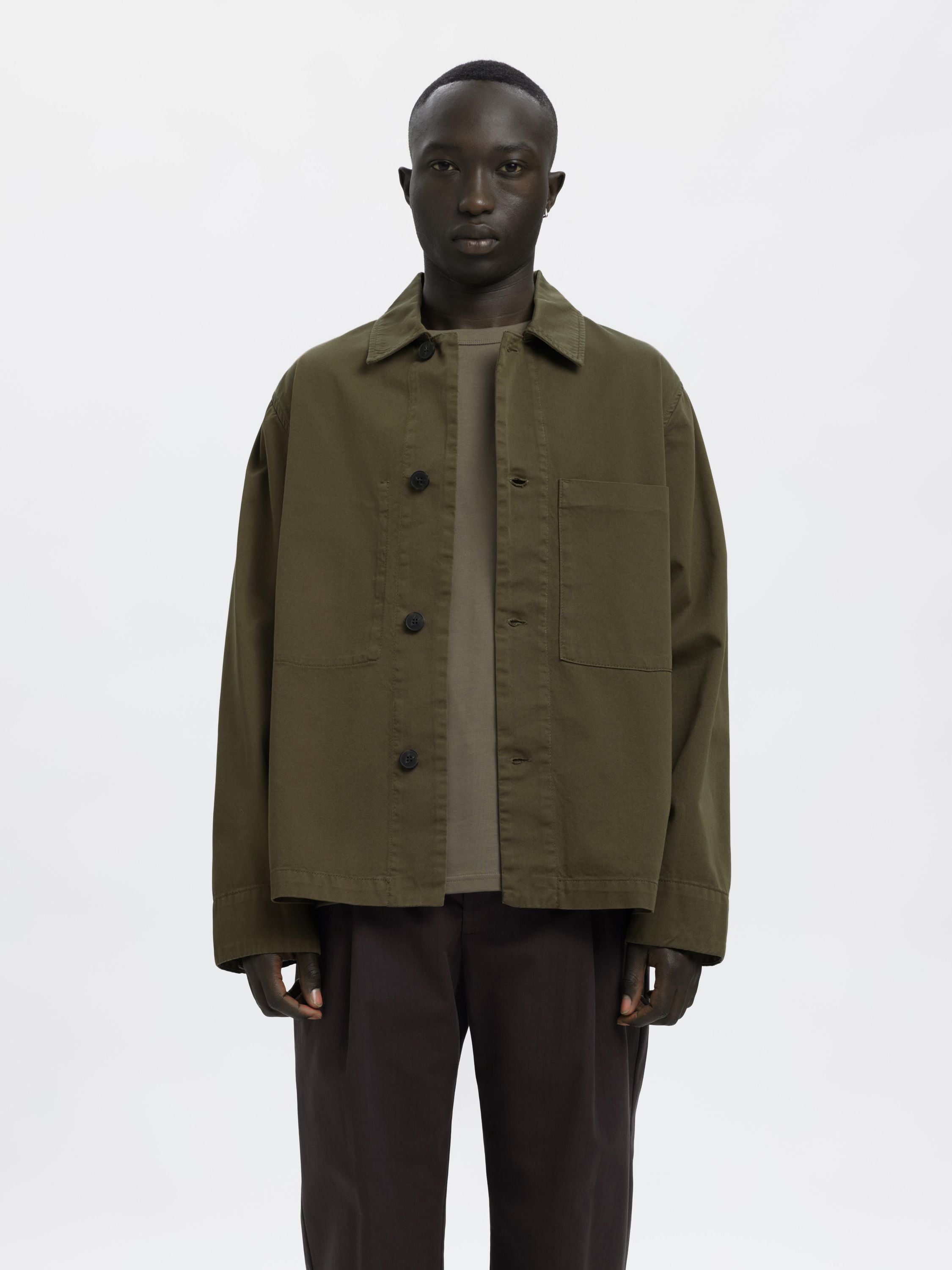 Overshirt HARKI Boxy Fit - Sea Turtle - Khaki