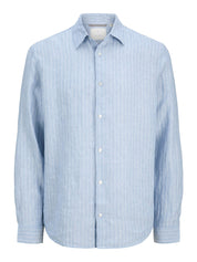 Hemd aus Leinen - Twilight Blue/RELAXED FIT - Blau