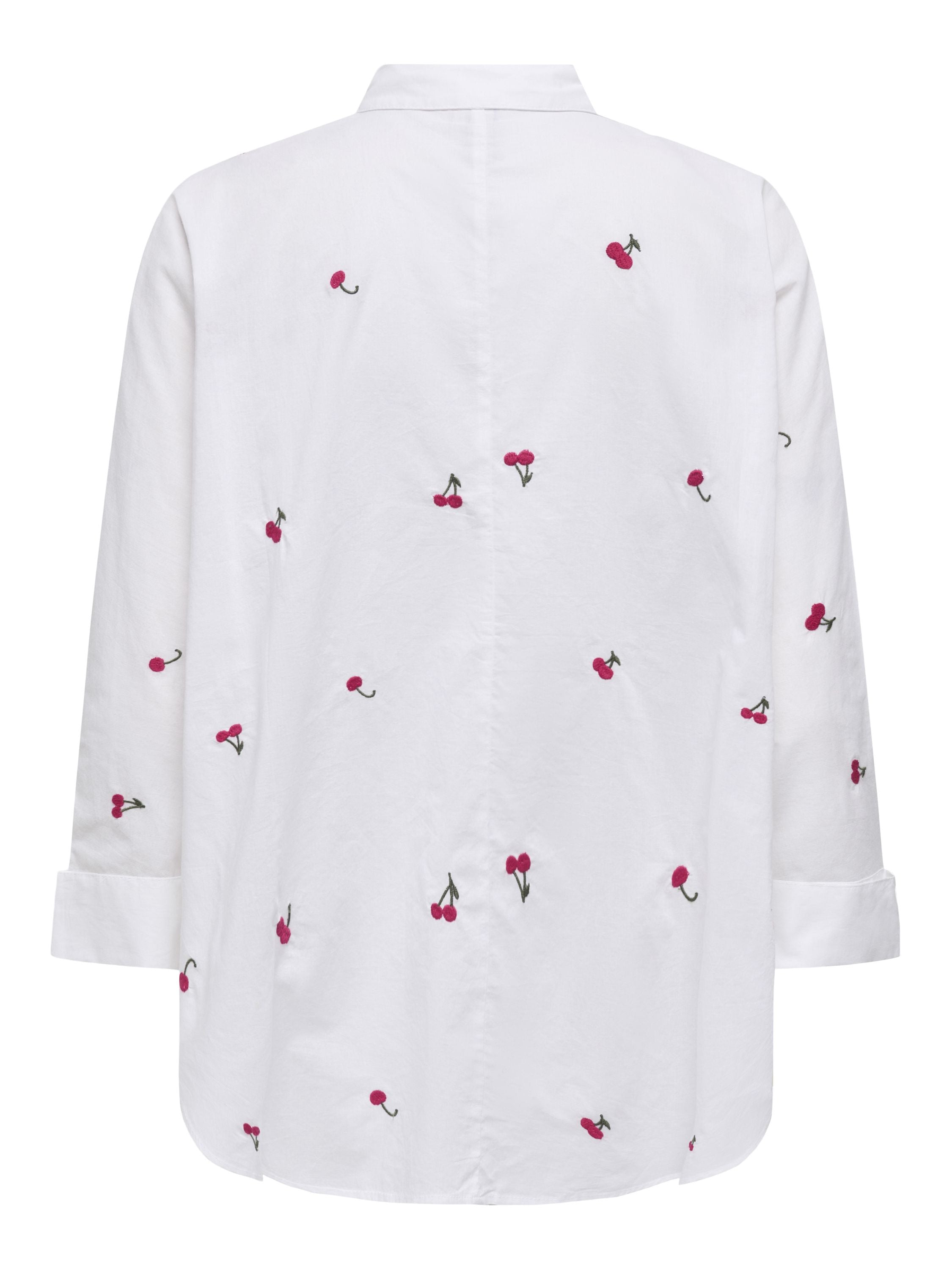 Bluse Boxy Fit - Bright White/PERSIAN RED/DEEP - Weiß