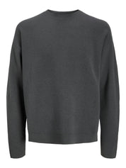 Strickpullover mit Rundhalsausschnitt - Volcanic Ash - Grau