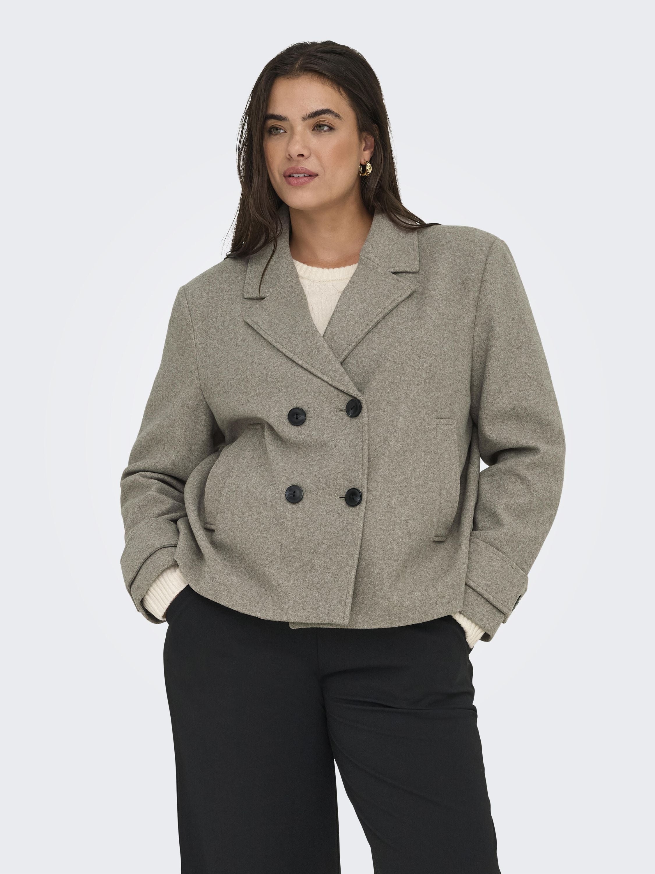 Übergangsjacke CARFREJA - Mocha Meringue/Melange - Grau