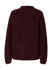 Strickpullover aus Wollmix - Fig - Violett
