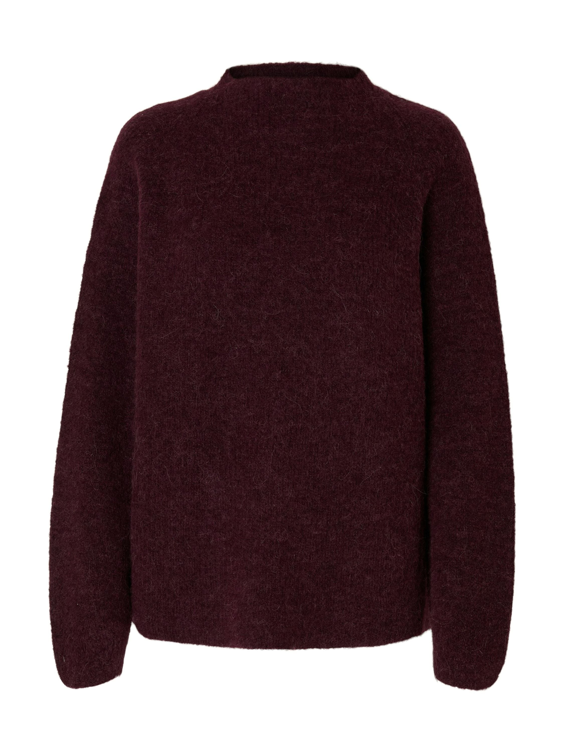 Strickpullover aus Wollmix - Fig - Violett