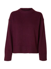 Strickpullover aus Kaschmir-Mix - Fig - Rot