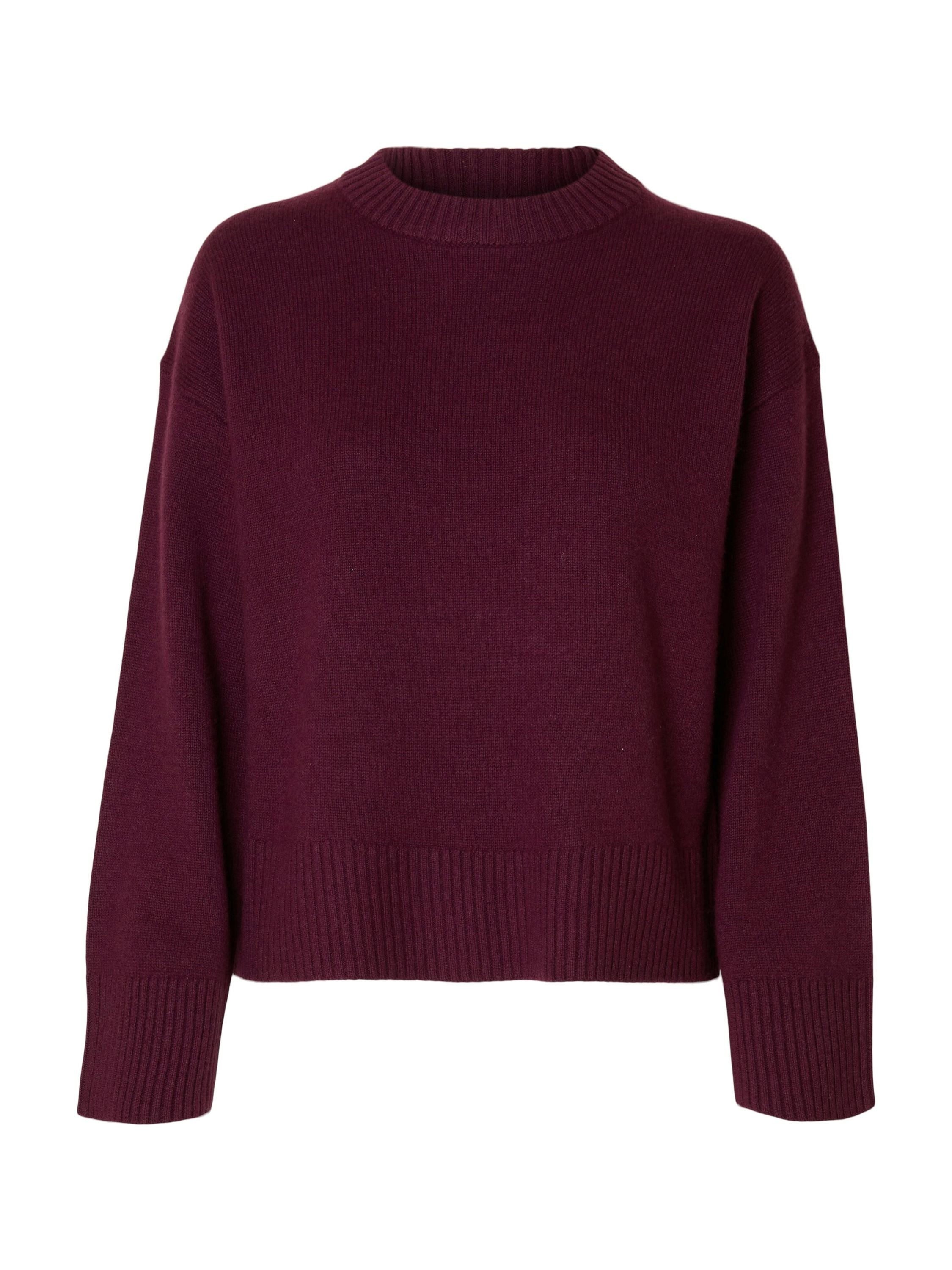 Strickpullover aus Kaschmir-Mix - Fig - Rot