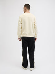 Sweatshirt aus Baumwolle - Antique White - Weiß