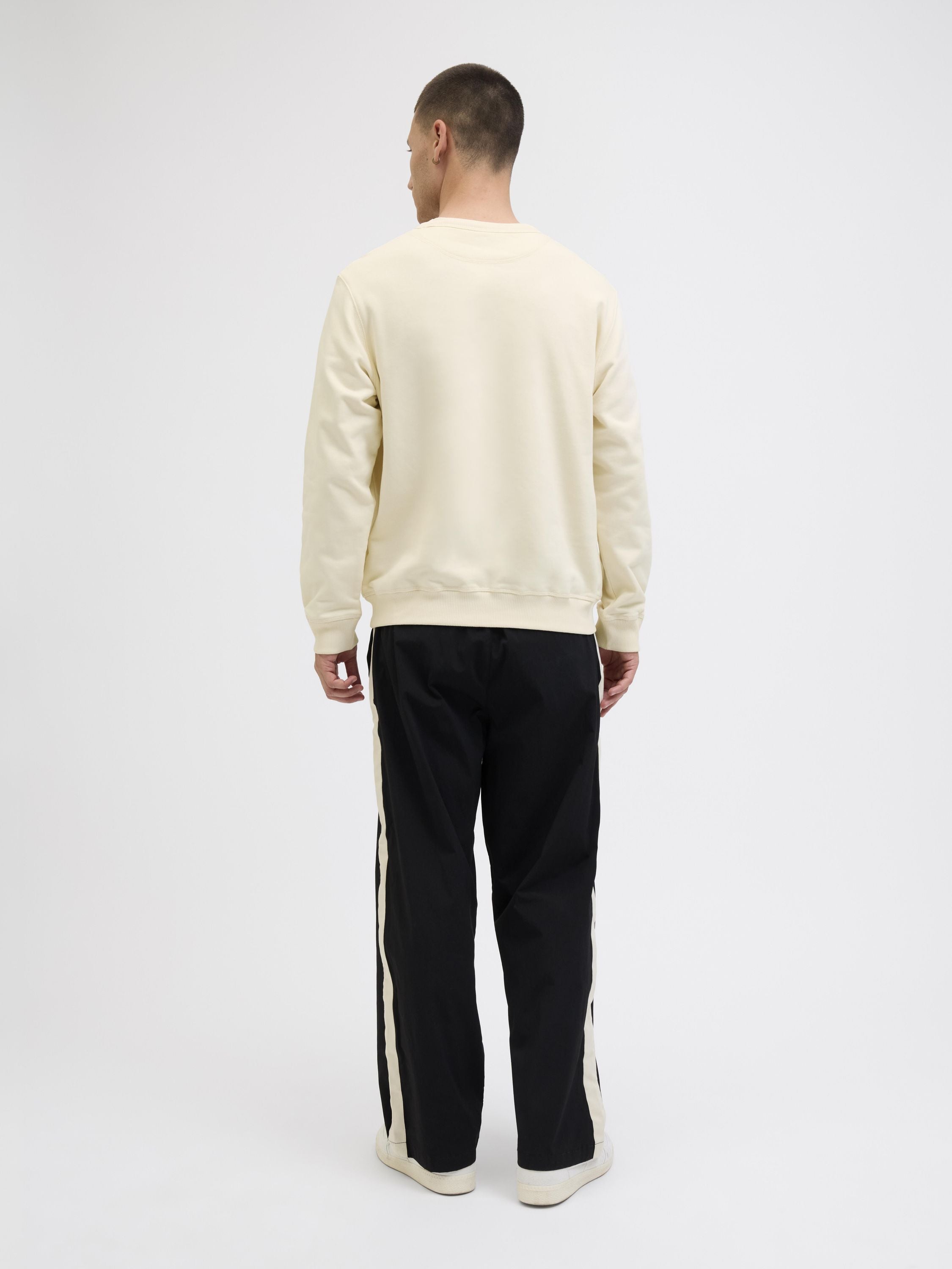Sweatshirt aus Baumwolle - Antique White - Weiß