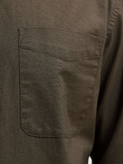 Hemd Slim Fit gestreift - Black Olive/SLIM FIT - Khaki