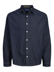 Jeanshemd aus Baumwolle - Dark Blue Denim - Blau