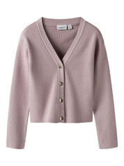Strickjacke aus Viskosemix - Burnished Lilac - Pink