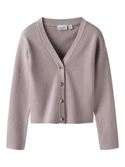 Strickjacke aus Viskosemix - Burnished Lilac - Pink