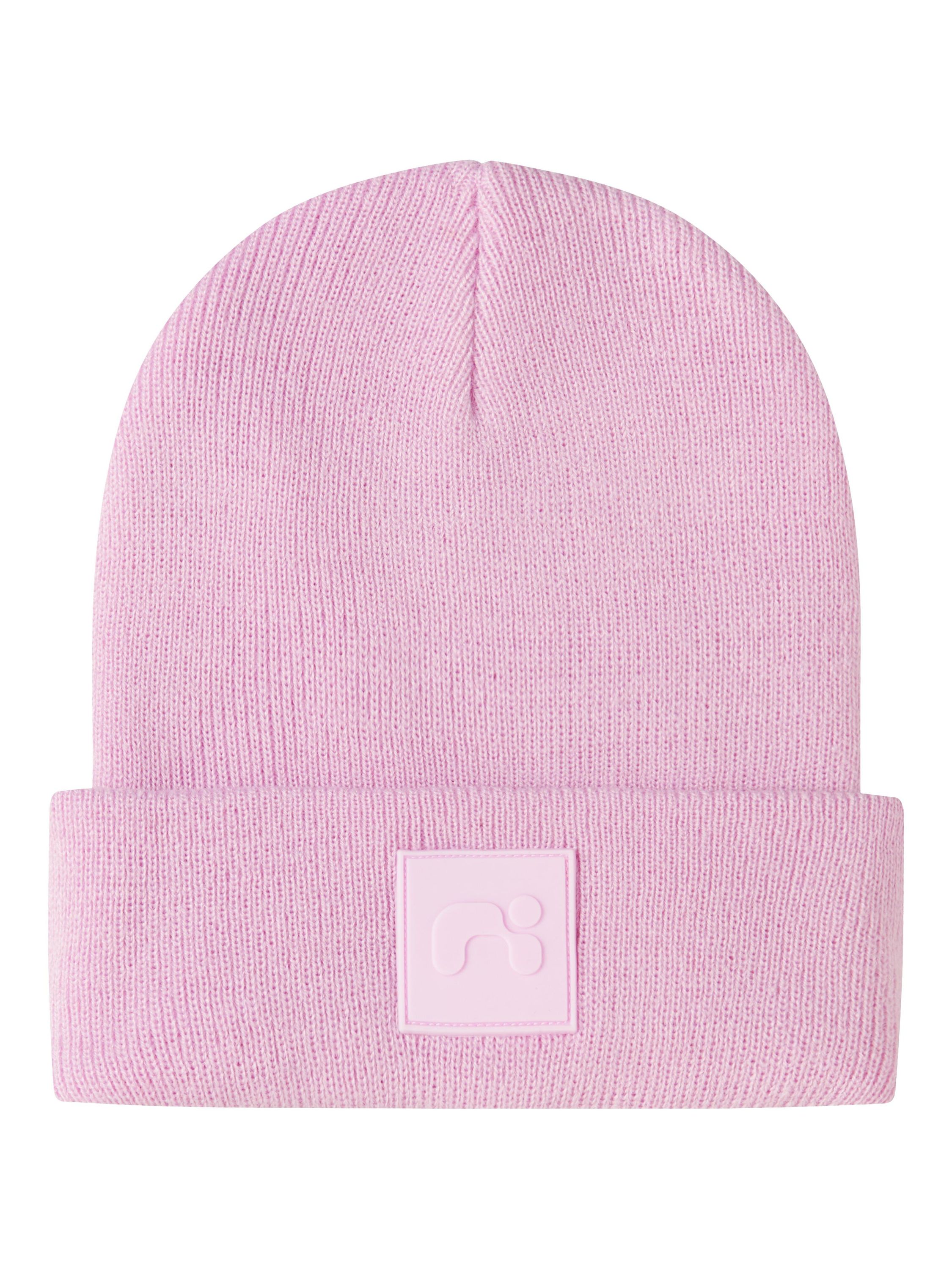 Strickmütze mit Umschlage - Nosegay - Rosa