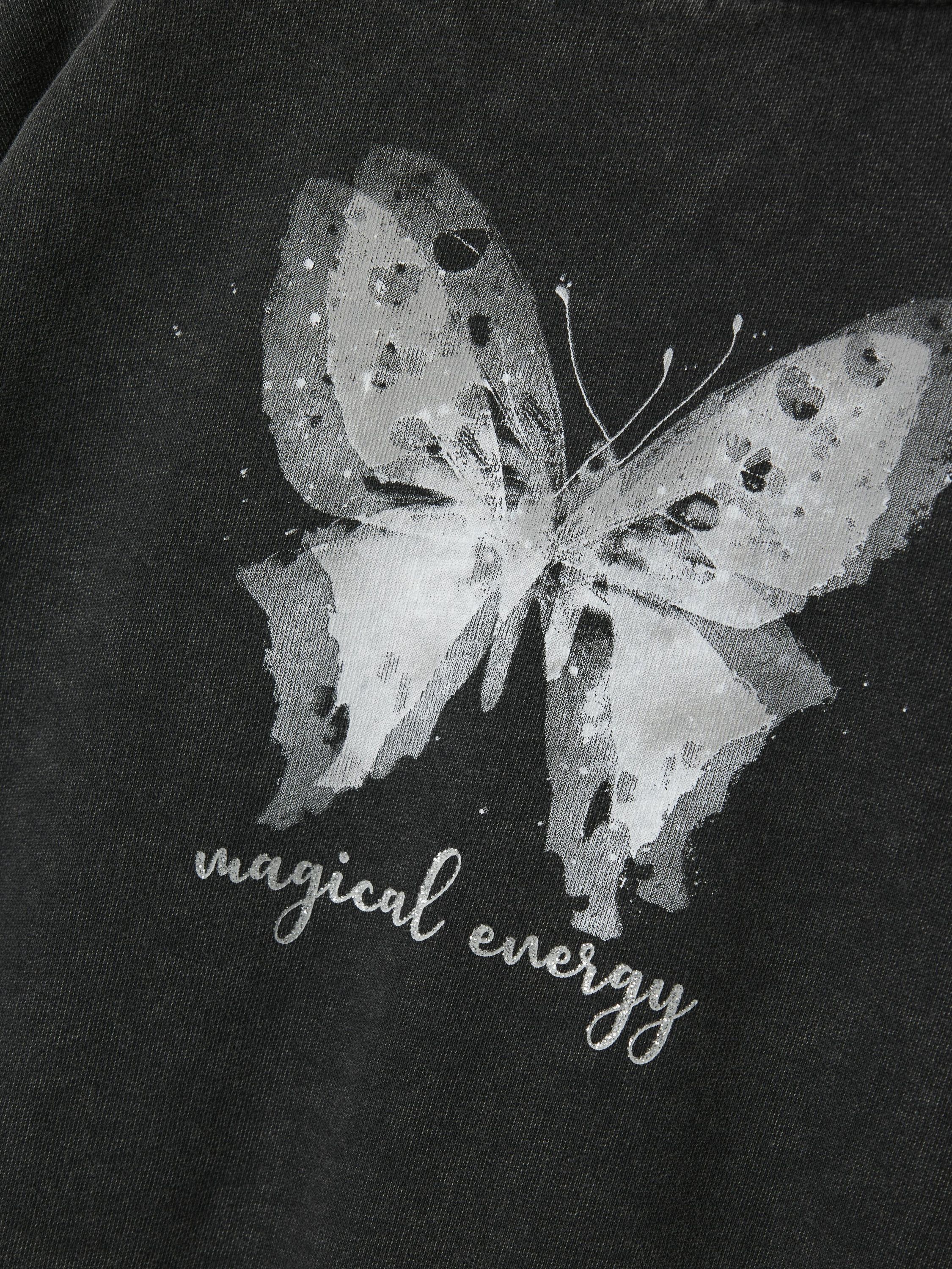 Sweatshirt aus Bio-Baumwolle - Black - Schwarz