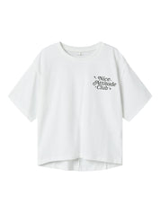T-Shirt aus Baumwolle - Bright White - Weiß