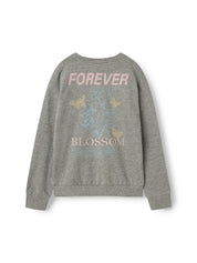Sweatshirt aus Bio-Baumwolle - Light Grey Melange - Grau