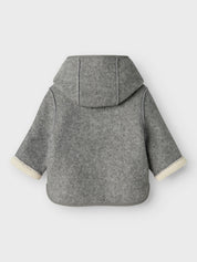 Fleecejacke - Light Grey Melange - Grau