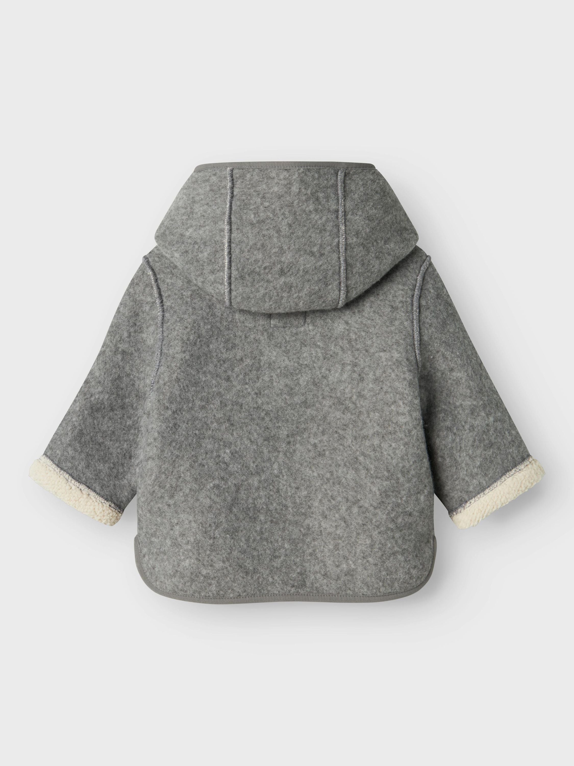 Fleecejacke - Light Grey Melange - Grau