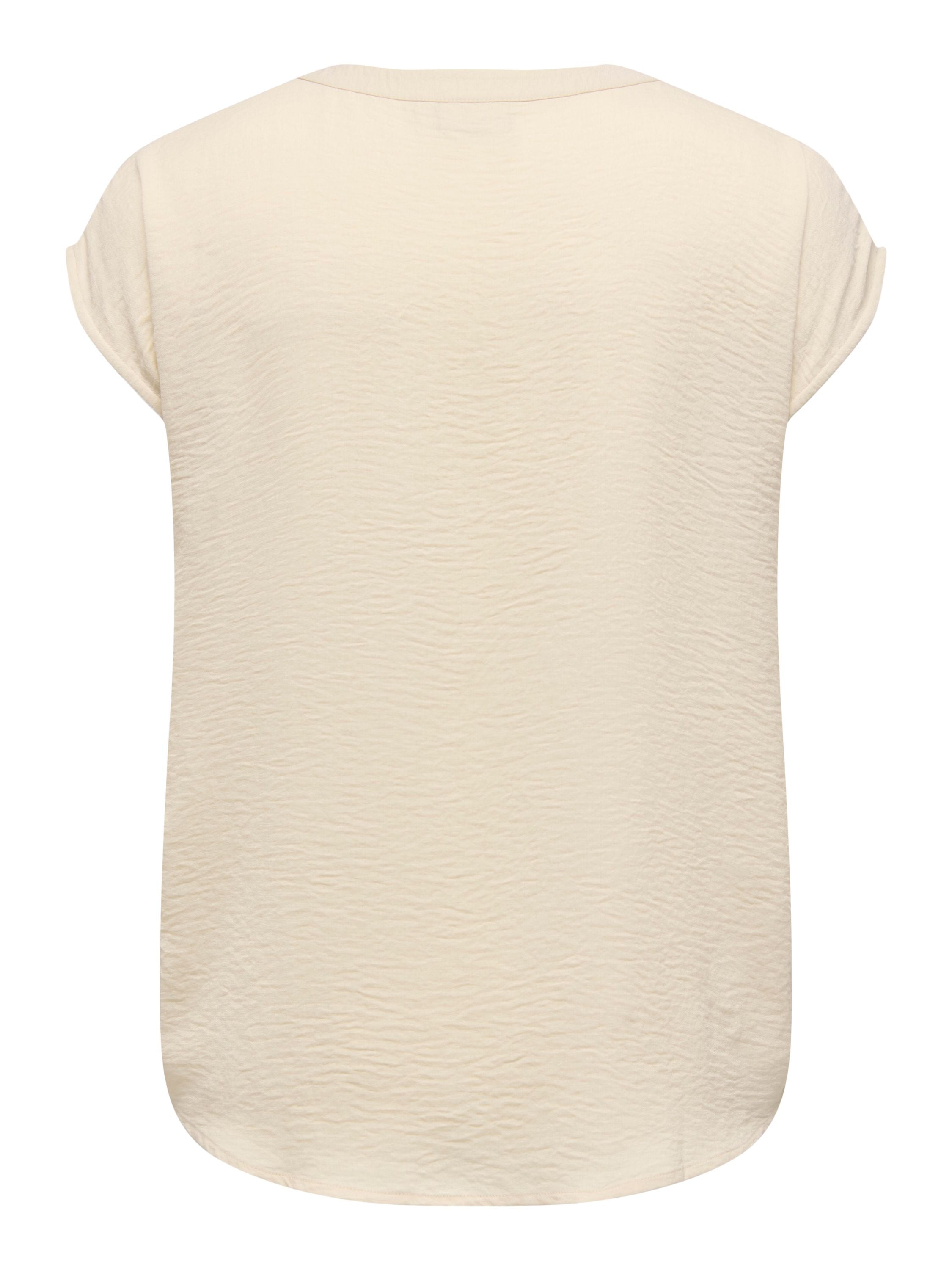 Schlupfbluse aus Viskose - Sandshell - Beige