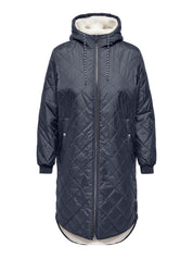 Steppmantel - Ombre Blue - Blau