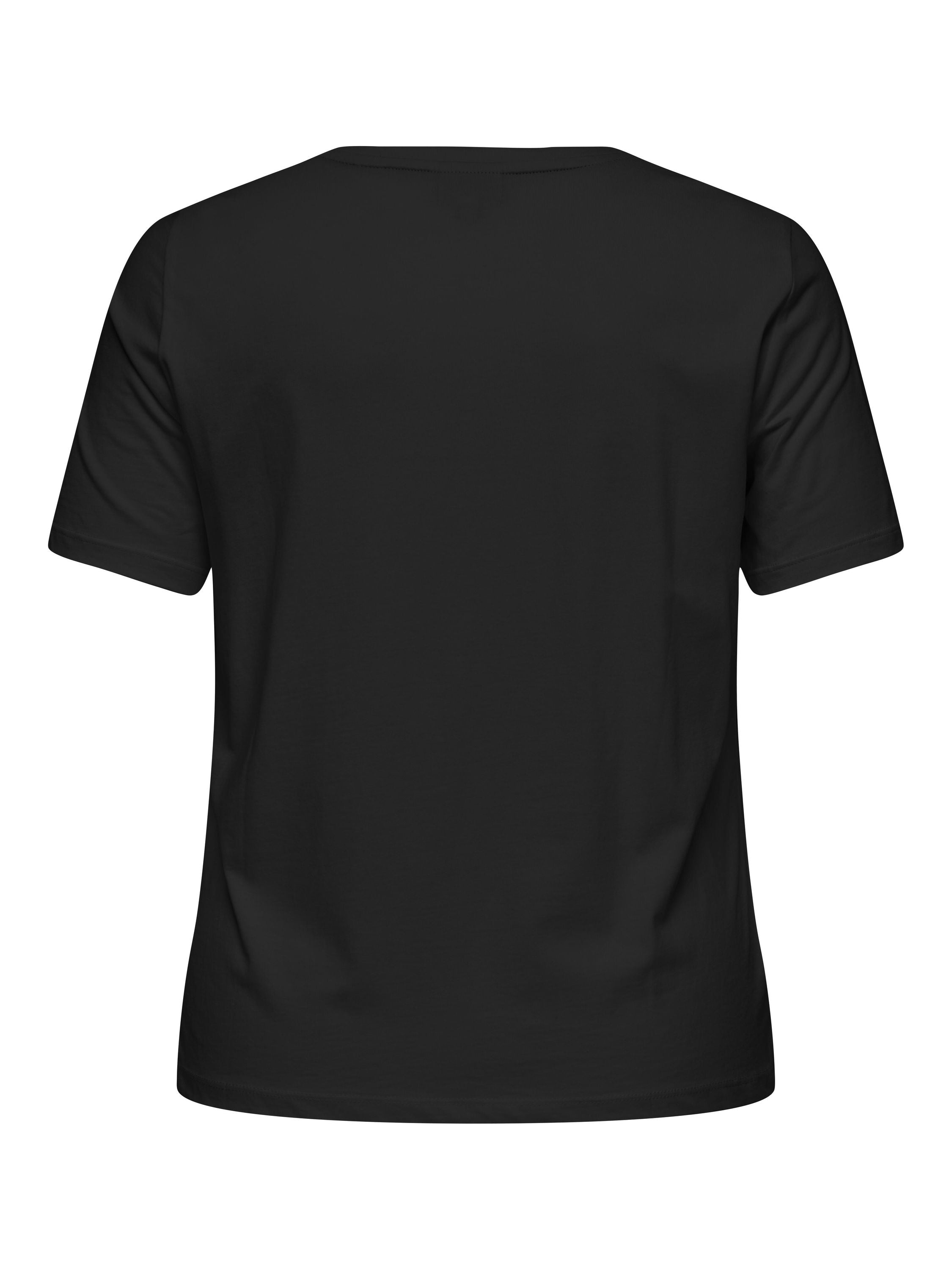 T-Shirt aus Bio-Baumwollw - Black/New York - Schwarz