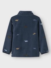 Fleecejacke gemustert - Spellbound - Blau