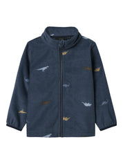 Fleecejacke gemustert - Spellbound - Blau