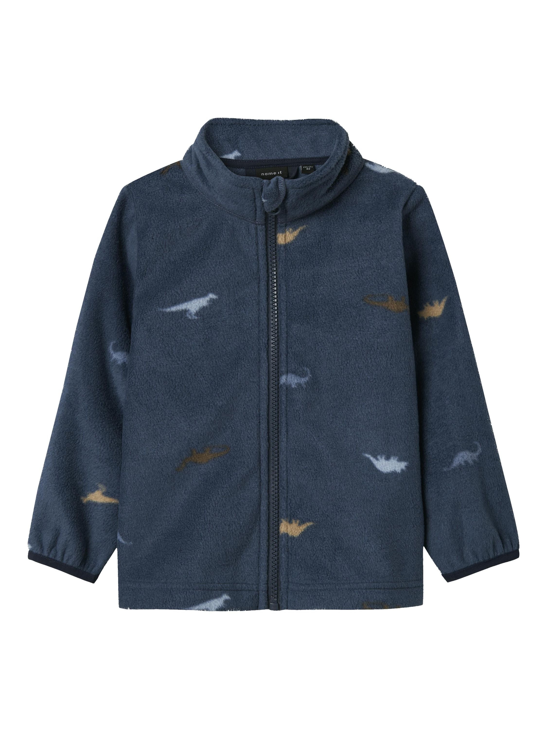 Fleecejacke gemustert - Spellbound - Blau