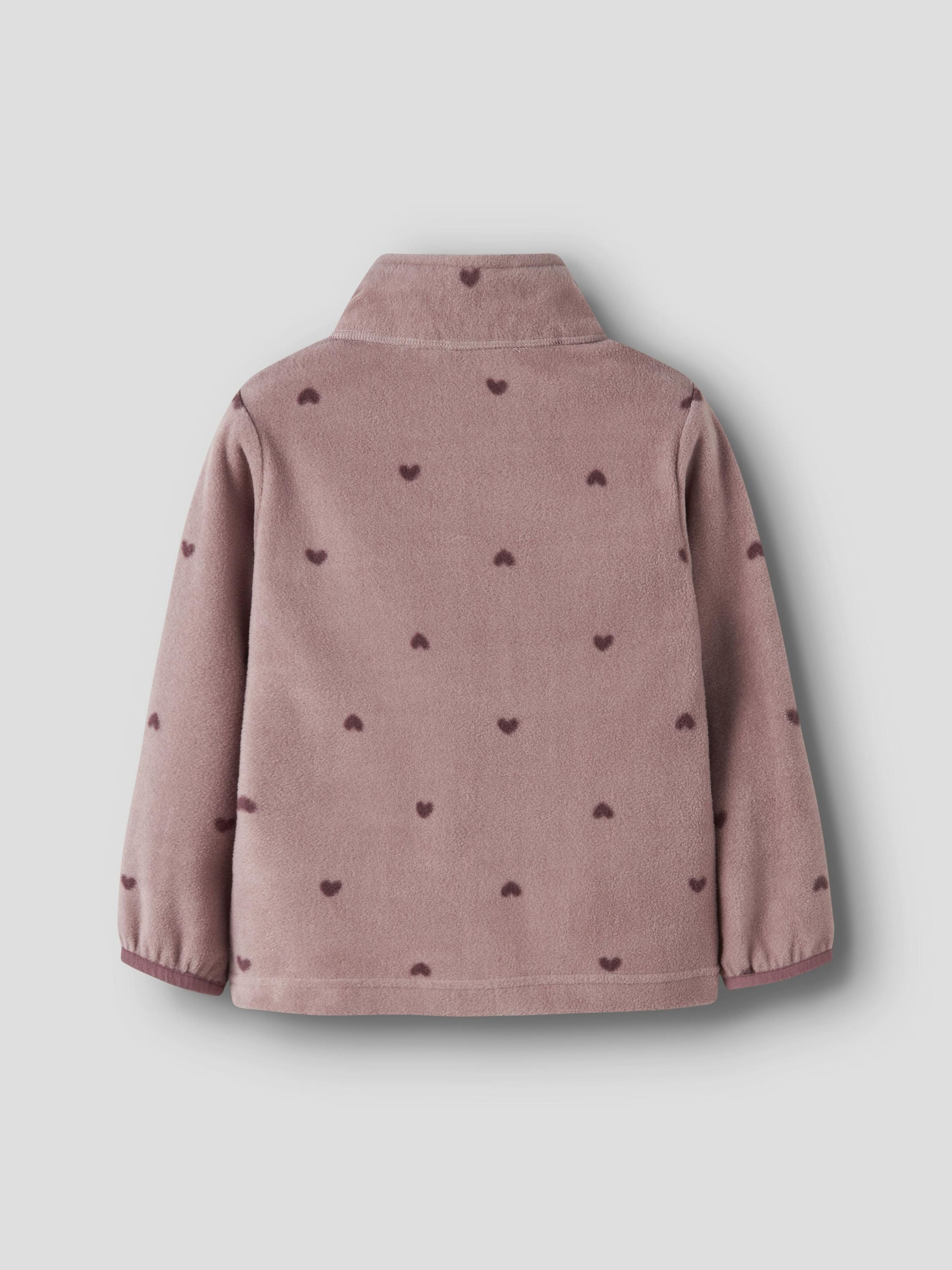 Fleecejacke gemustert - Woodrose - Pink