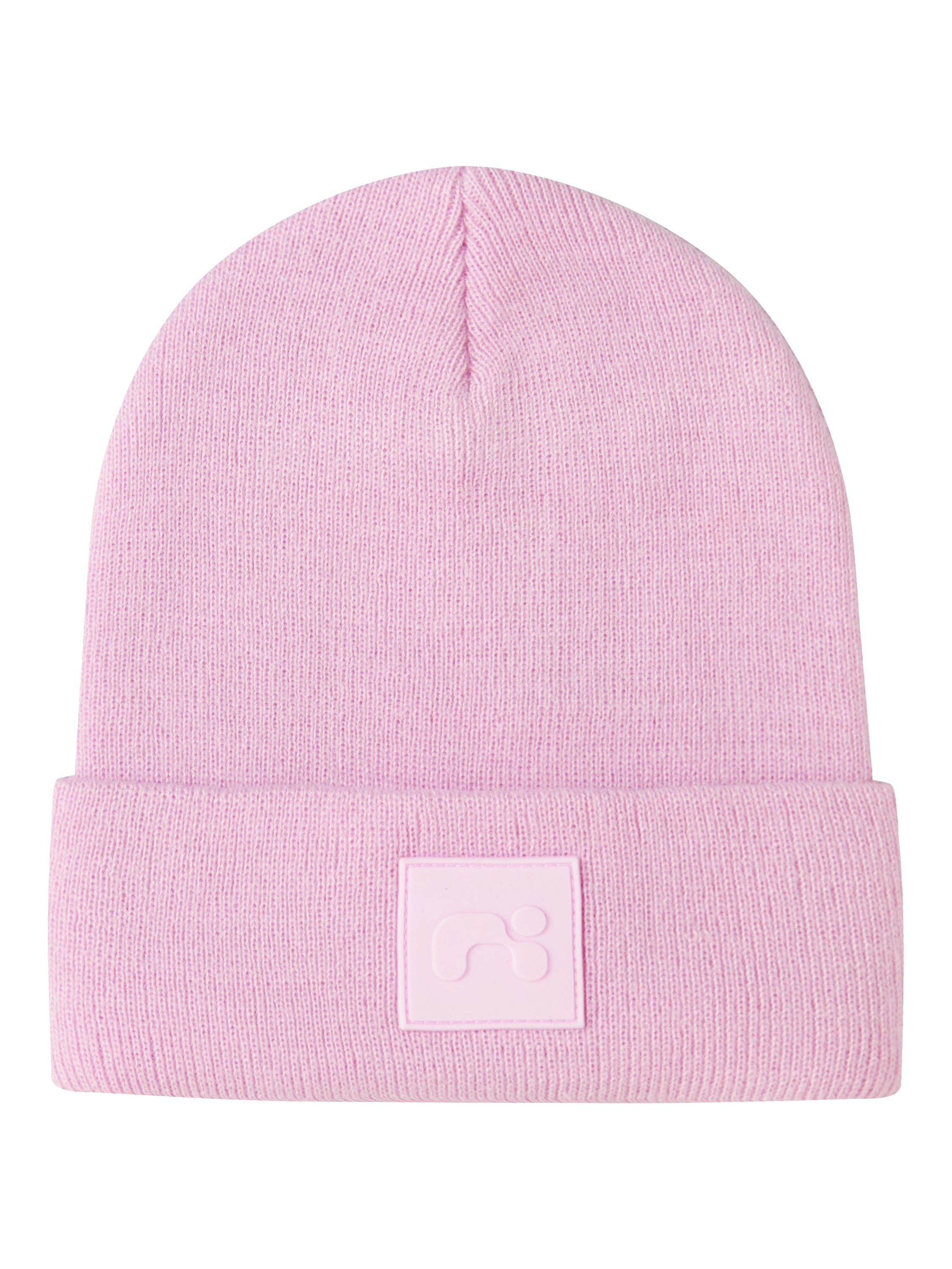 Strickmütze mit Umschlag - Nosegay - Rosa