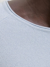 Strickpullover aus Baumwolle - Celestial Blue - Blau