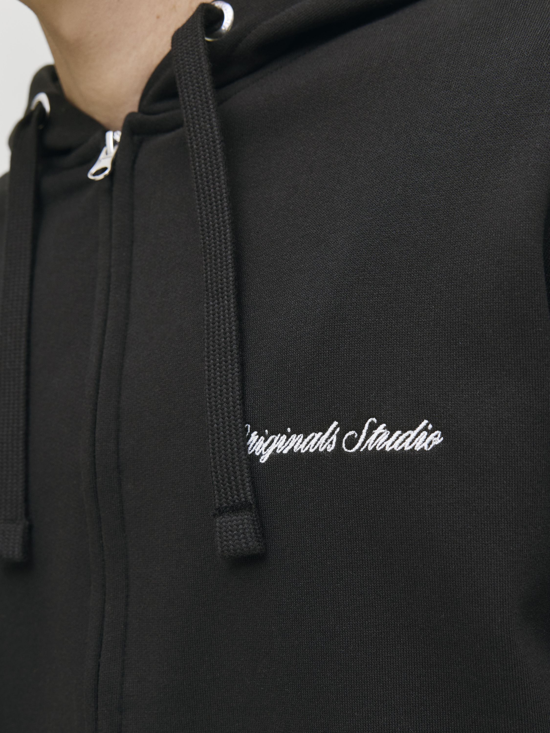 Sweatjacke - Black - Schwarz