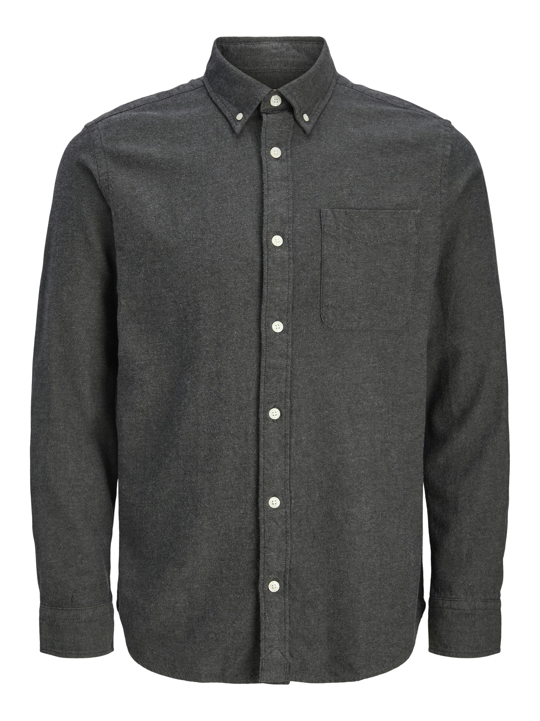 Hemd Regular Fit - Black - Grau