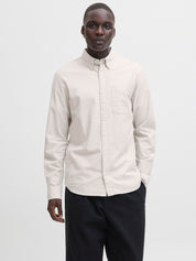 Hemd Slim Fit gestreift - Brindle/SLIM FIT - Beige