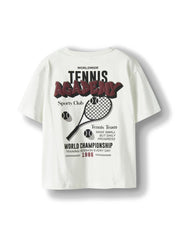 T-Shirt aus Bio-Baumwolle - Cloud Dancer - Weiß