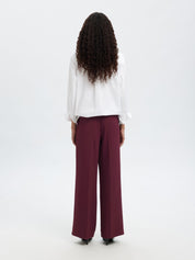 Weite Damen Hose - Fig - Rot