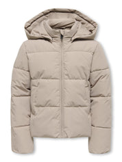 Winterjacke aus recycelten Polyester - Etherea - Beige