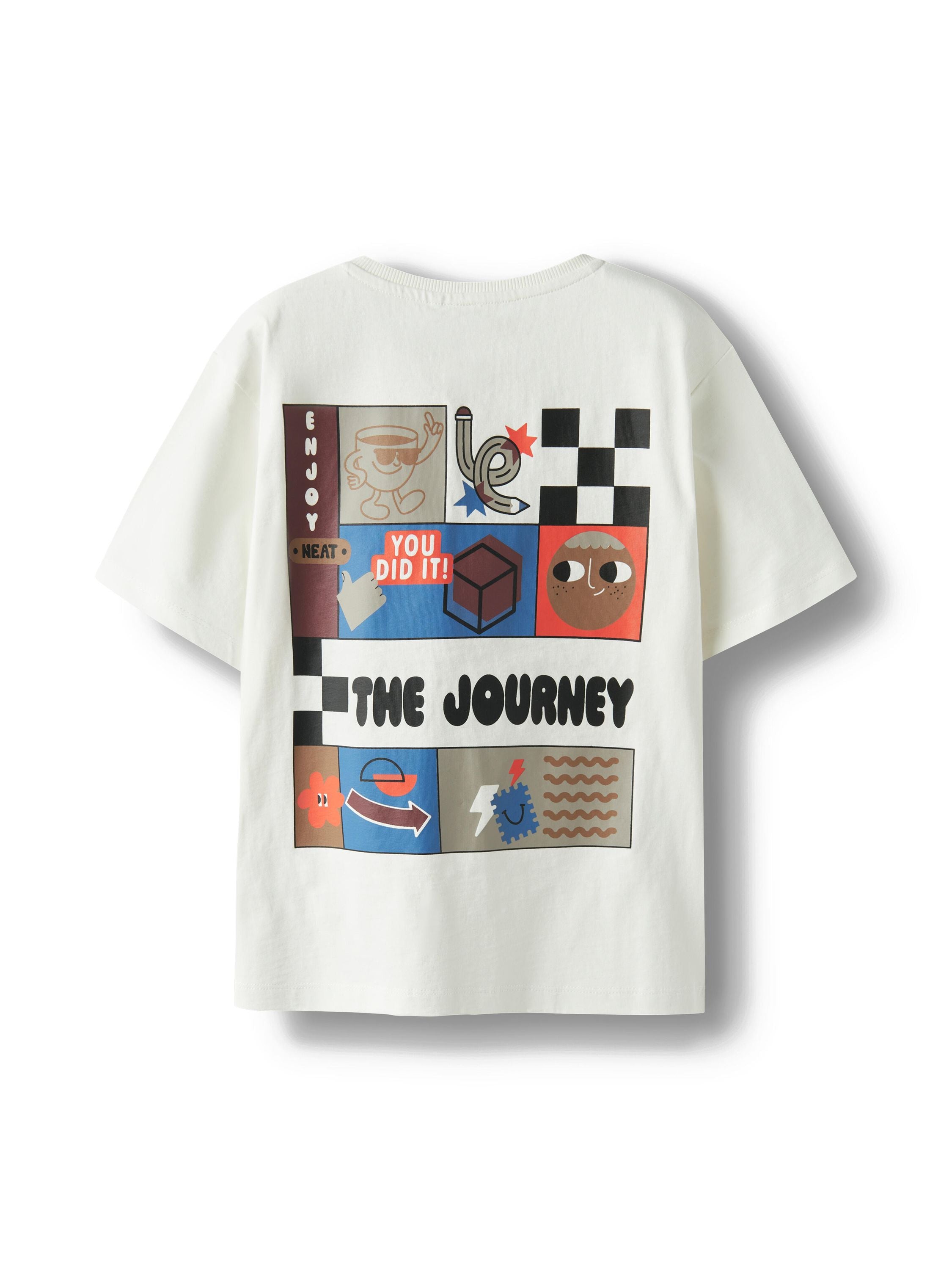 T-Shirt aus Bio-Baumwolle - Cloud Dancer - Creme