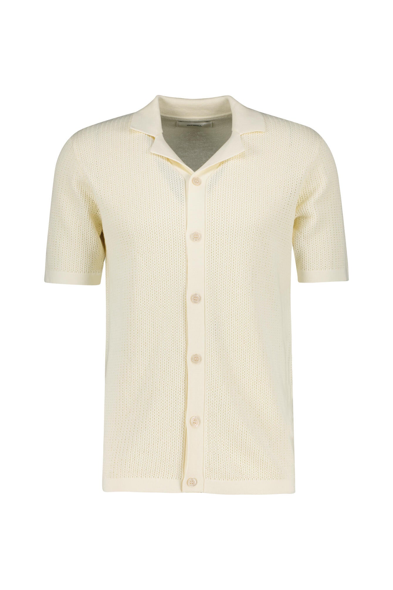 Strickhemd GENO Regular Fit - 0027-Ecru Light - Creme