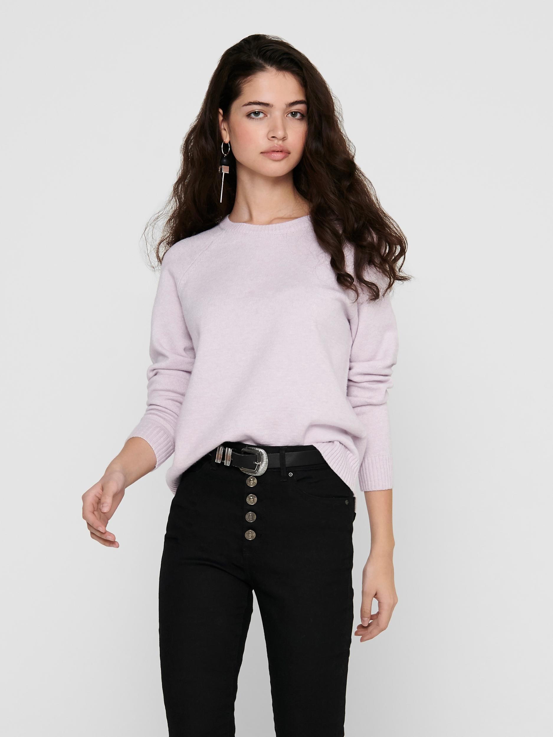 Strickpullover aus Viskosemix