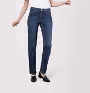 Jeans Feminine Fit - D845 new basic wash - Blau