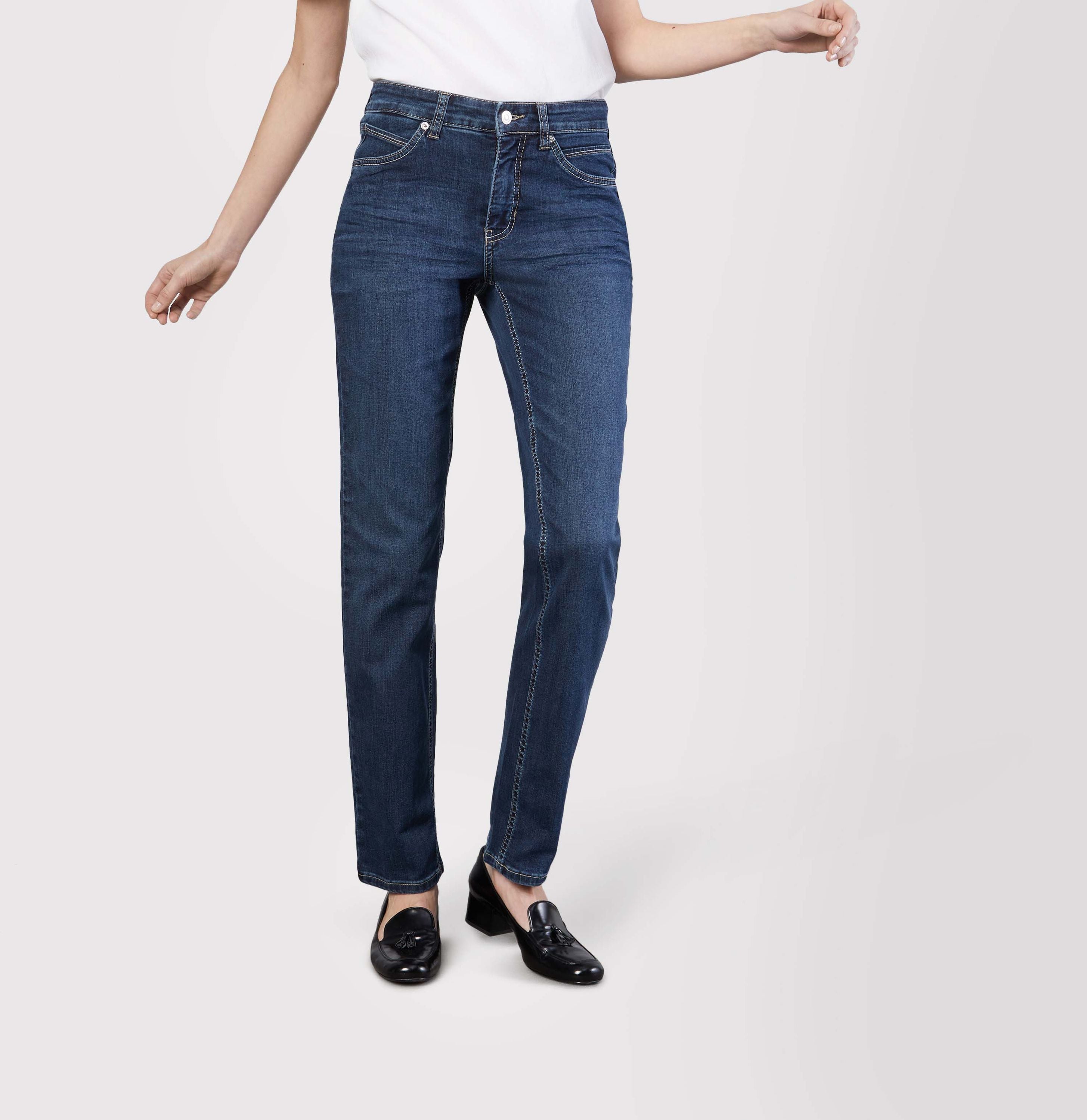 Jeans Feminine Fit - D845 new basic wash - Blau