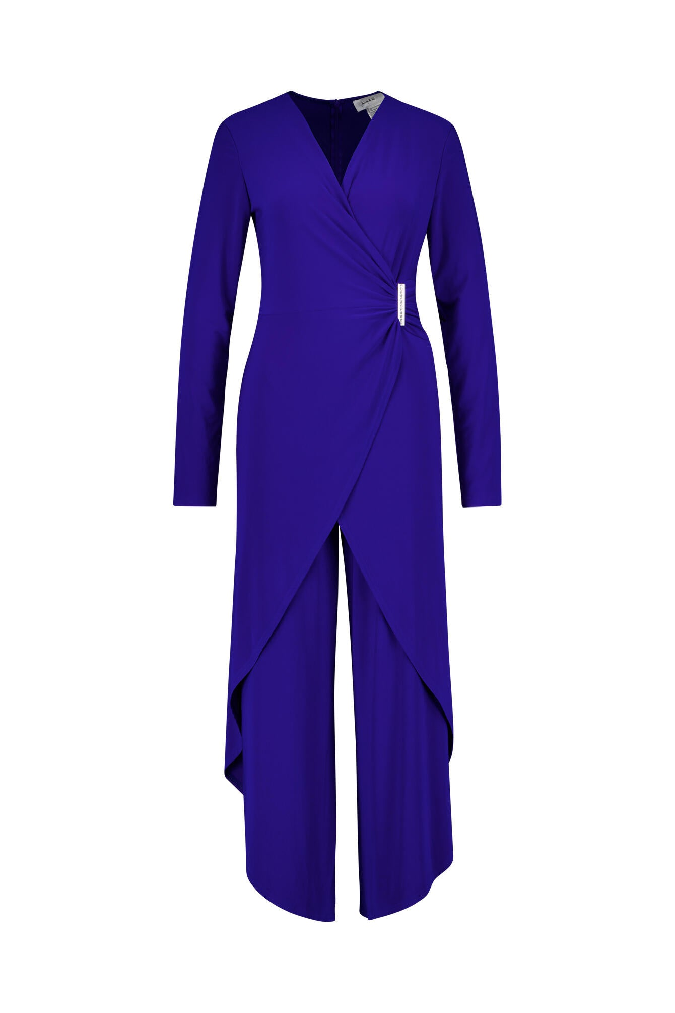 Jumpsuit in Wickel-Optik - 2922 - Blau