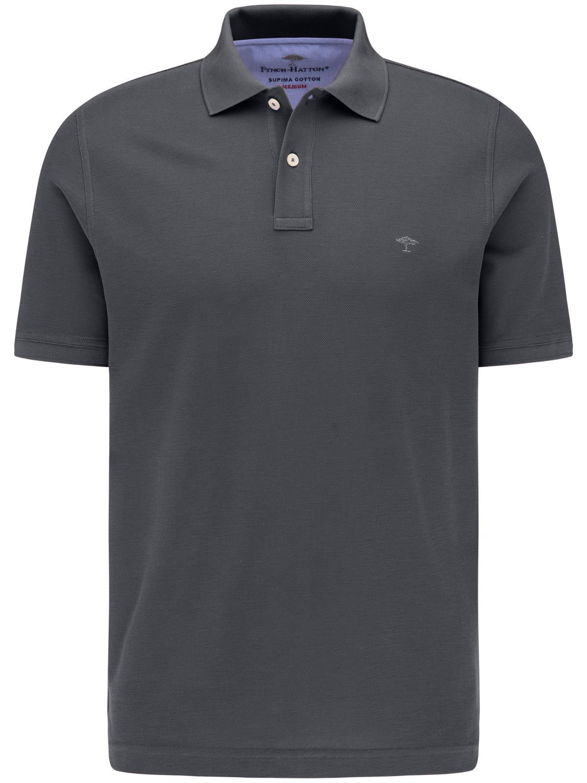 Poloshirt - 970-asphalt - Grau