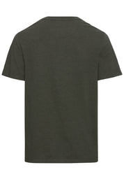 T-Shirt mit Henleykragen - 91-Leaf Green - Grün