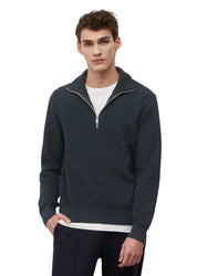 Zip- Pullover - 898-dark navy - Blau