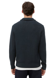 Zip- Pullover - 898-dark navy - Blau