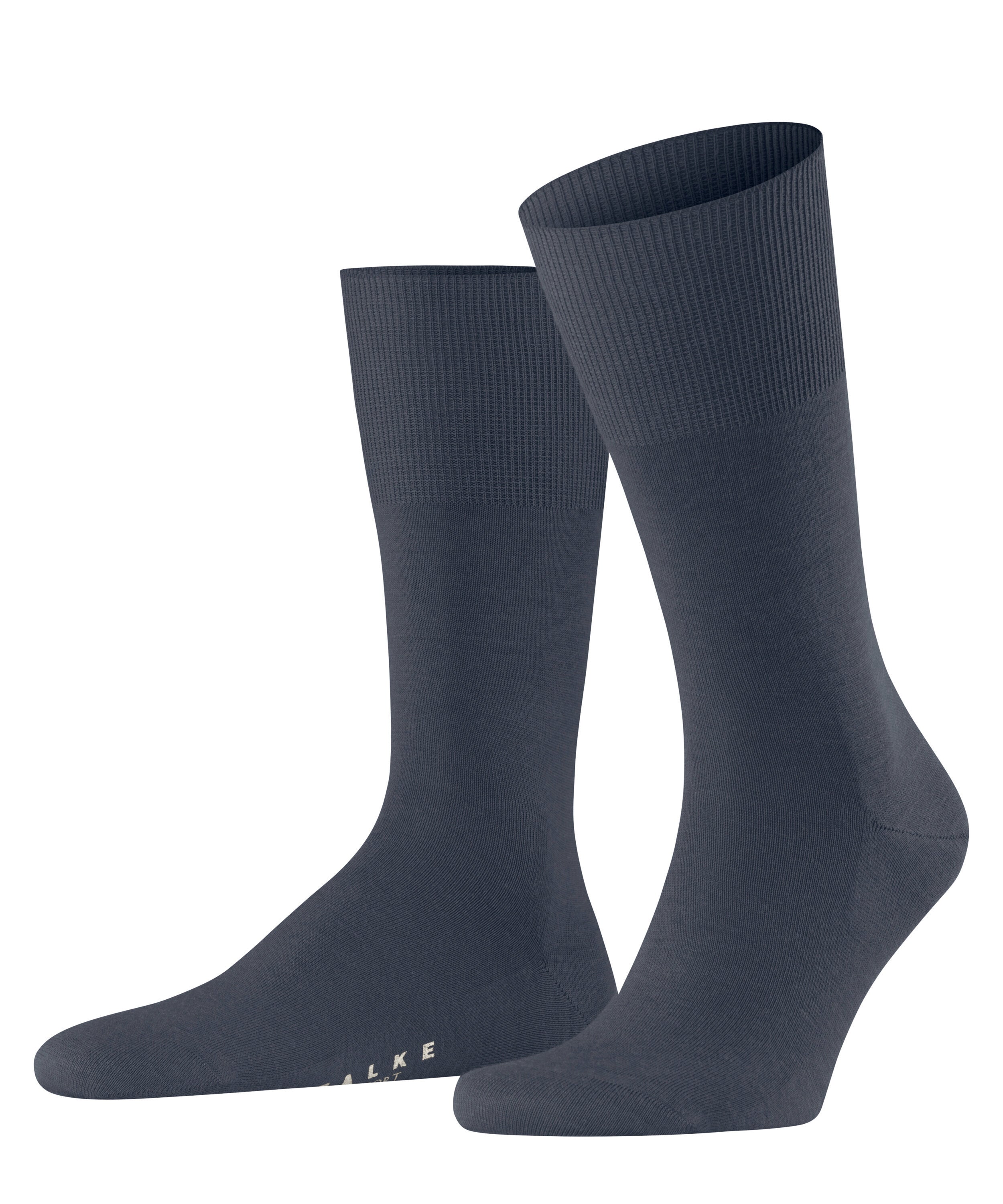 Socken aus Merinowolle-Mix - 6688 dark blue mel. - Blau