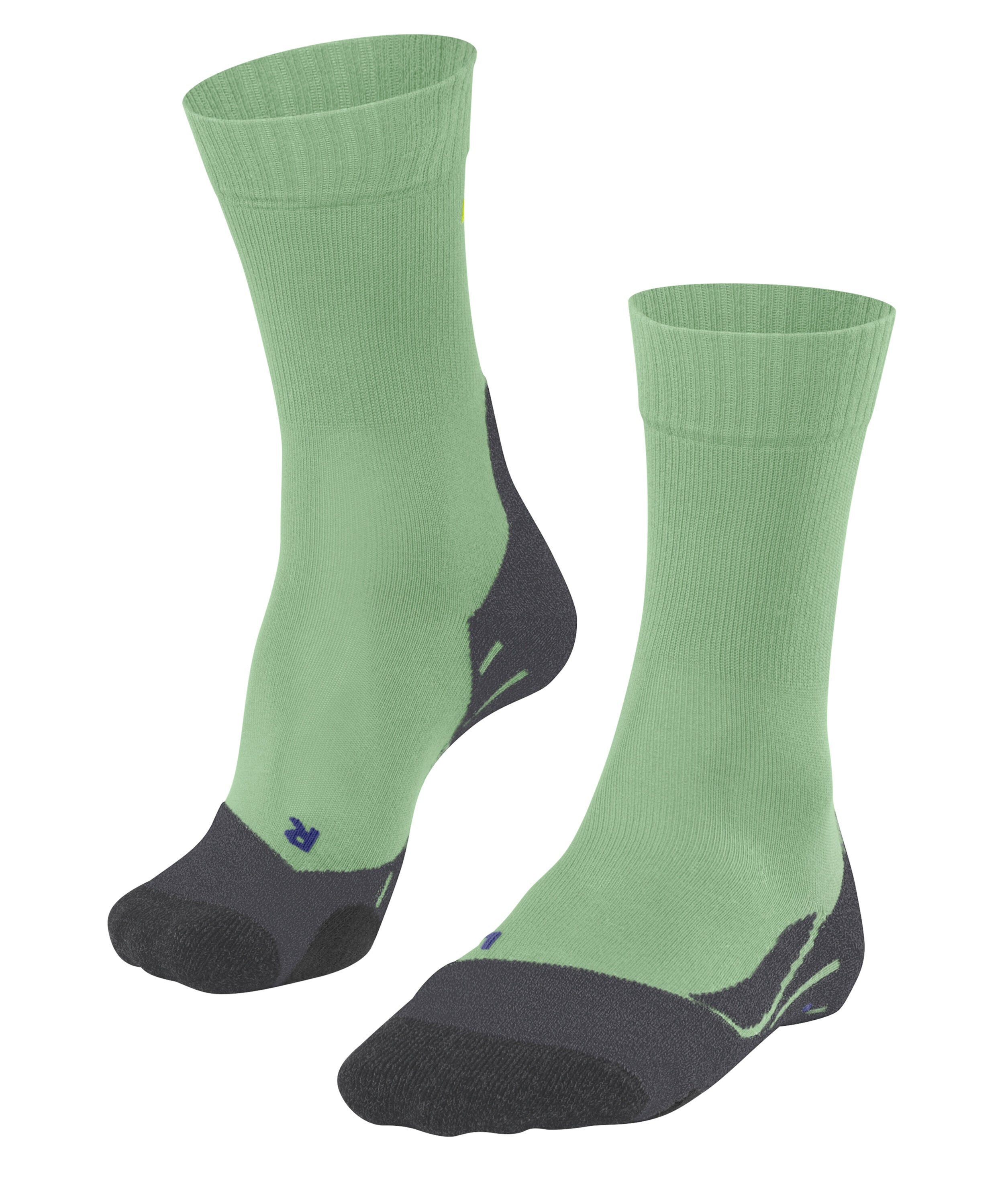 Trekking-Socken TK2 cool - 7378 quiet green - Grün | Grau