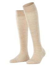 Kniestrümpfe - 4541 linen mel. - Beige