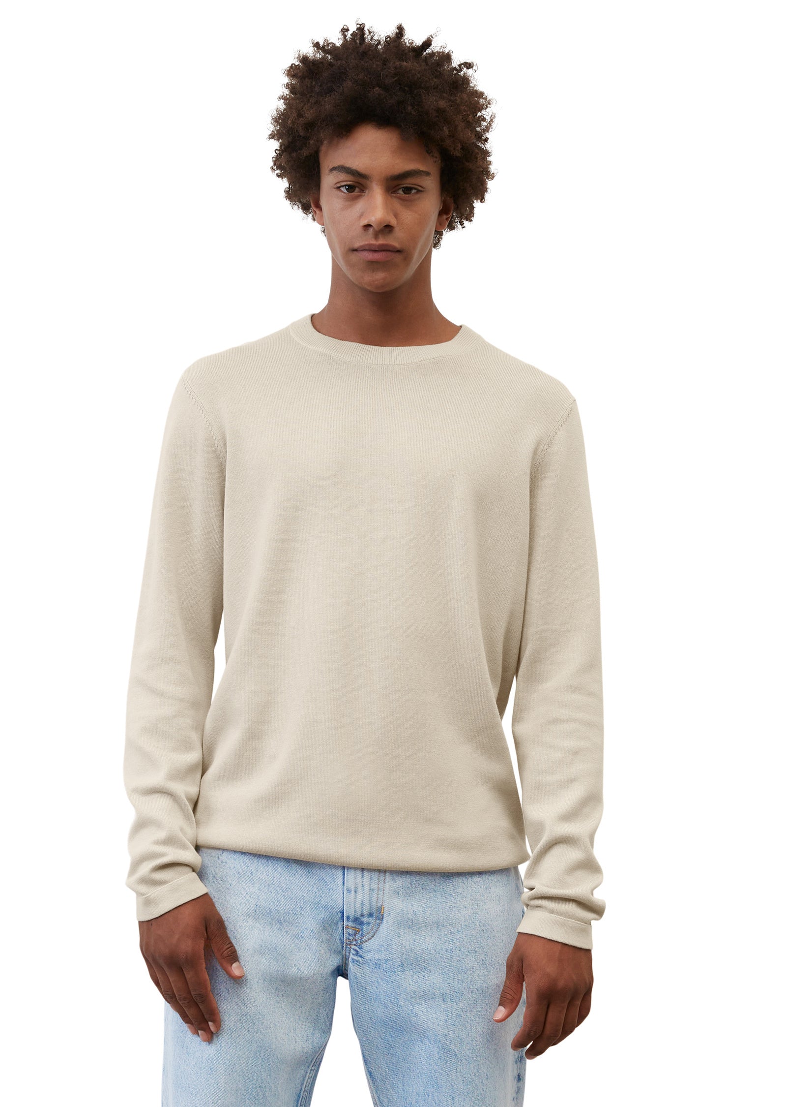 Pullover - 707-gray silk - Beige